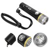 Waterproof Flashlight Night Diving Light Torch 100m Underwater Lighting Lamp