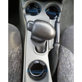JOYTUTUS Cup Holder Insert 3" & 3.7" Compatible with Chevy Trailblazer 2002-2009, GMC Envoy 2002-2009 Replaces 89039691 88986013