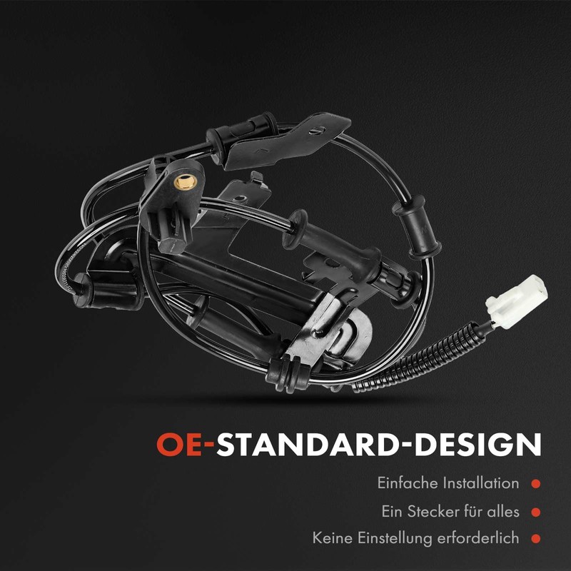 Frankberg 1x ABS Sensor 2-Pin Front Left Compatible with iX20