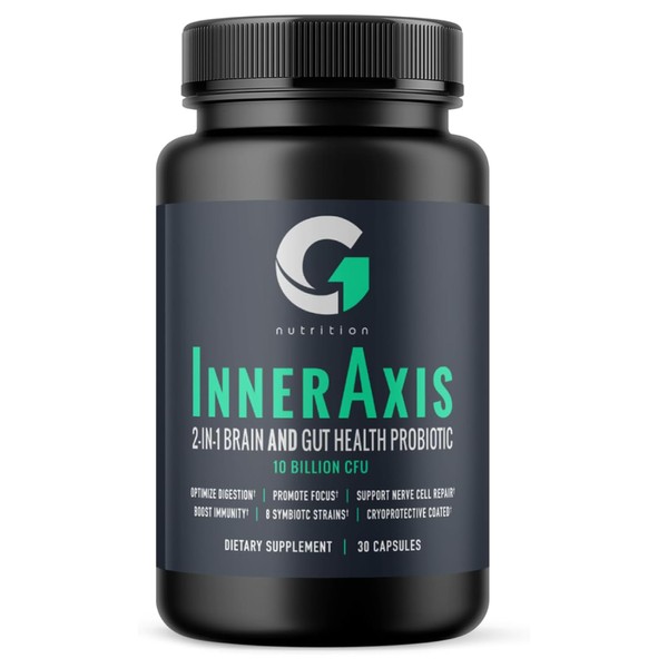 G1 NUTRITION G1 NUTRITION InnerAxis 2-in-1 Brain and Gut Health