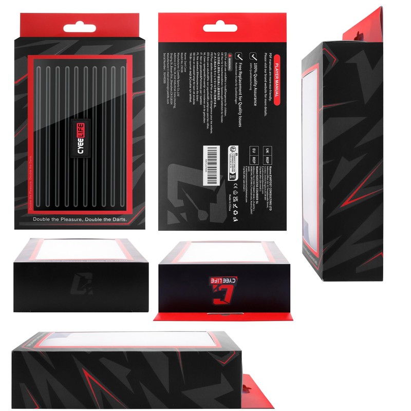 CyeeLife Pro Steel Tip Darts Set – 20g Brass Darts