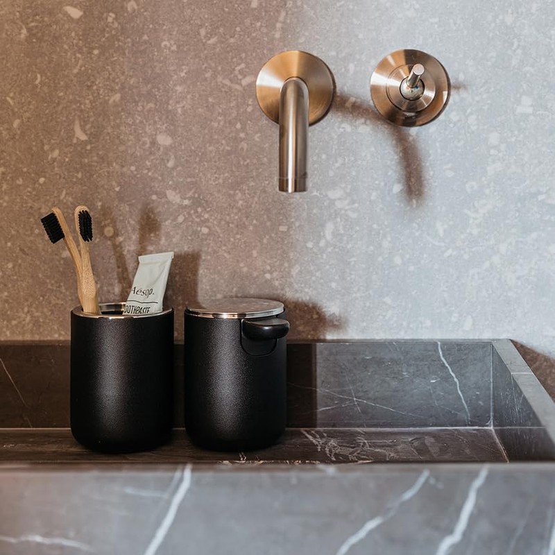 menu 7710519 Wall Soap Pump Black