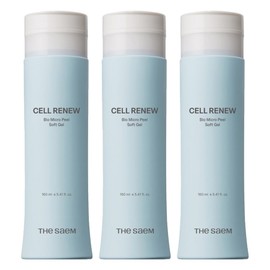 The Saem Cell Renew Bio Micro Peel Soft Gel, 160ml, 3 pieces / 더샘 셀 리뉴 바이오 마이크로 필 소프트 젤, 160ml, 3개