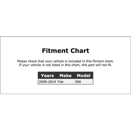 Front OR Rear Instrument Panel Light Bulb Compatible With Fiat 500 2019 2018 2017 2016 2015 2014 2013 2012 2011 2010 2009 P-3029008