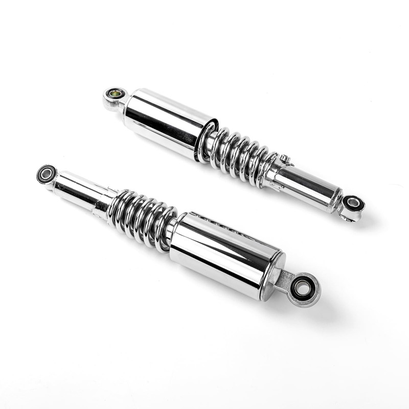 SUNQIAO CT70 Rear Shock, Suspension 330MM Chrome Motorcycle Absorber for