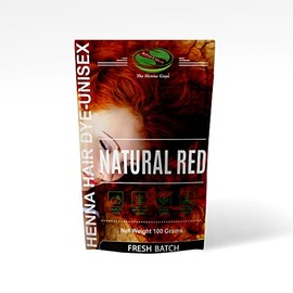 Tinte para el cabello de henna roja natural, 100 gramos - The Henna Guys