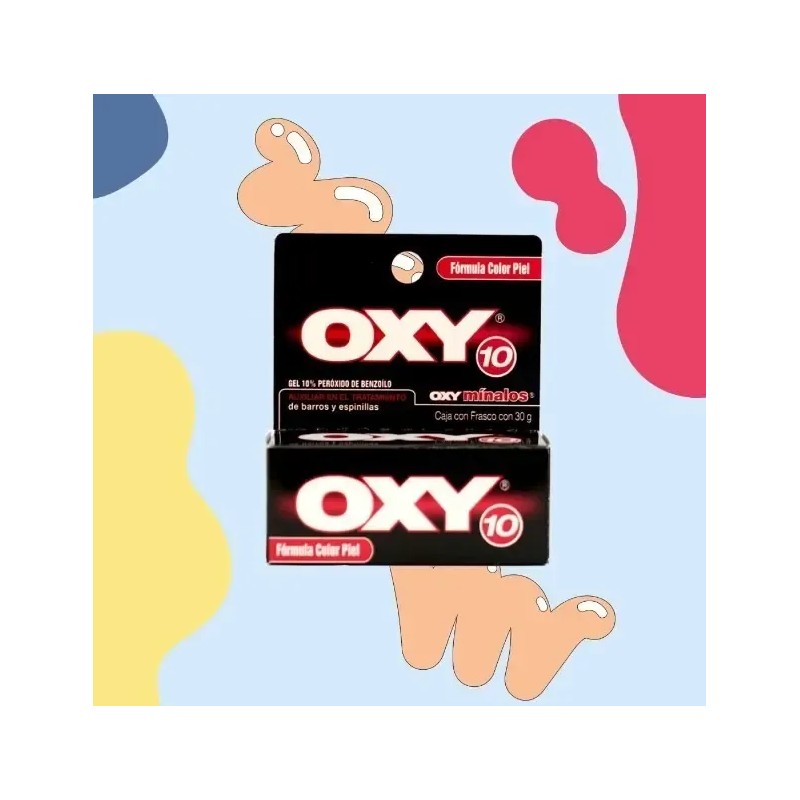 Oxy 10 Anti Barros Y Espinillas Fórmula Color Piel 30g