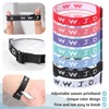 Gjinxi 7PCs WWJD Christian Bracelet, Christian Jesus Inspirational Bracelets Adjustable