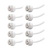 PGENDAR 10 Packs for LED MR16 Socket, GU5.3 Socket, LED