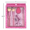Expressions 6pc Makeup Brush w/Eyelash Curler and Makeup Sponge Beauty