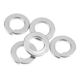 HELIFOUNER 100 Pieces 8# Stainless Steel Split Lock Washers, Spring Lock Washers for Screws Bolts