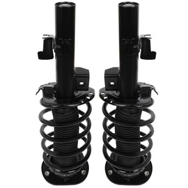 ANGLEWIDE Complete Strut Assemblies Compatible for 2007-2013 for Volvo for S80 | 2008-2010 for Volvo for V70 with 72637 Front Shock Absorbers w/Coil Spring