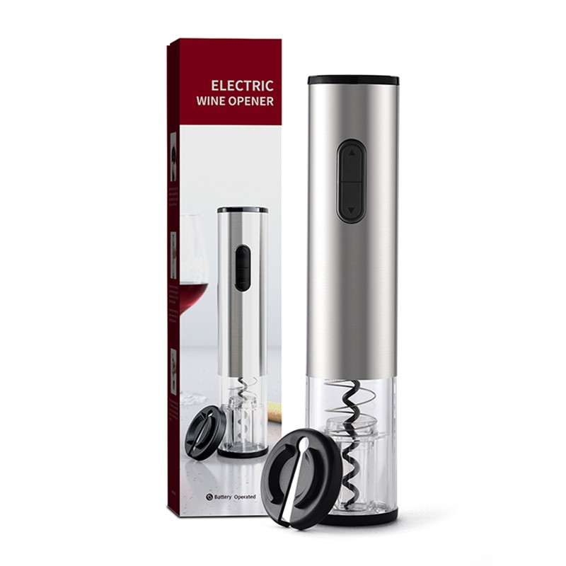 Electric Wine Opener with Foil Cutter LED Light and Dual