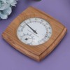 2-In-1Sauna Temperature Cedar Wood Thermometer Hygrometer Thermo-Hygrometer Sauna Equipment Accessory