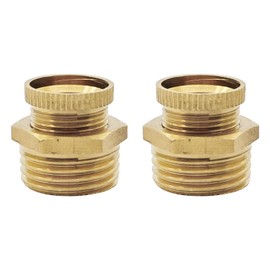 2 Pcs 1/2" Male Air Compressor Tank Drain Valve, Brass Drain Valve Drain Cock Safety Valve Replacement Parts