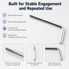 U8 Safe 3-Wheel Combination Lock Change Key, Instructions Included