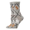WHD Goldendoodle Socks (Gray, Large)