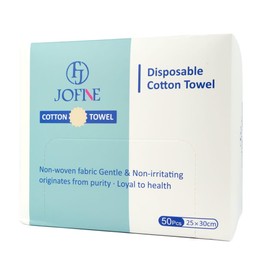 USDA XL Face Wipes 100% Organic Base Disposable Face Wipes Dry Makeup Ultra Soft 50 Pack 1 Pack (1, 25x30)