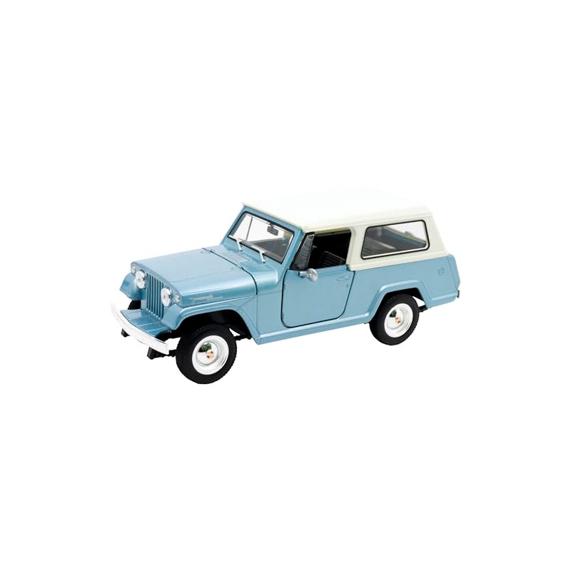 WELLY 1/24 Jeep Star Command Station Wagon (1967) Blue Assembled