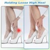 KALIONE 10 Pairs Clear Invisible High Heel Shoe Straps, Elastic