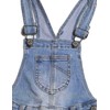 KIDSCOOL SPACE Girl Denim Overalls,Little Big Kid Washed Slim Jean
