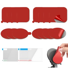 GMHLLES 16 Pcs Dash Cam Sticky Pad, Compatible with Nextbase Dashcam Sticky Pads, Secure Mounting for Nextbase Series 2-122, 222, 322GW, 422GW, 522GW, 622GW with 8Pcs Protective Films