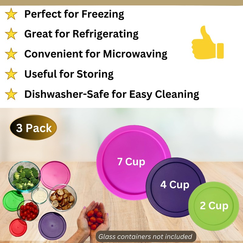 2, 4 & 7 Cup Spring Green, Purple, Pink Replacement