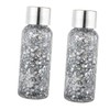 Gatuida Brilliant Silver Sequined Glitter Gel for Makeup Body Portable