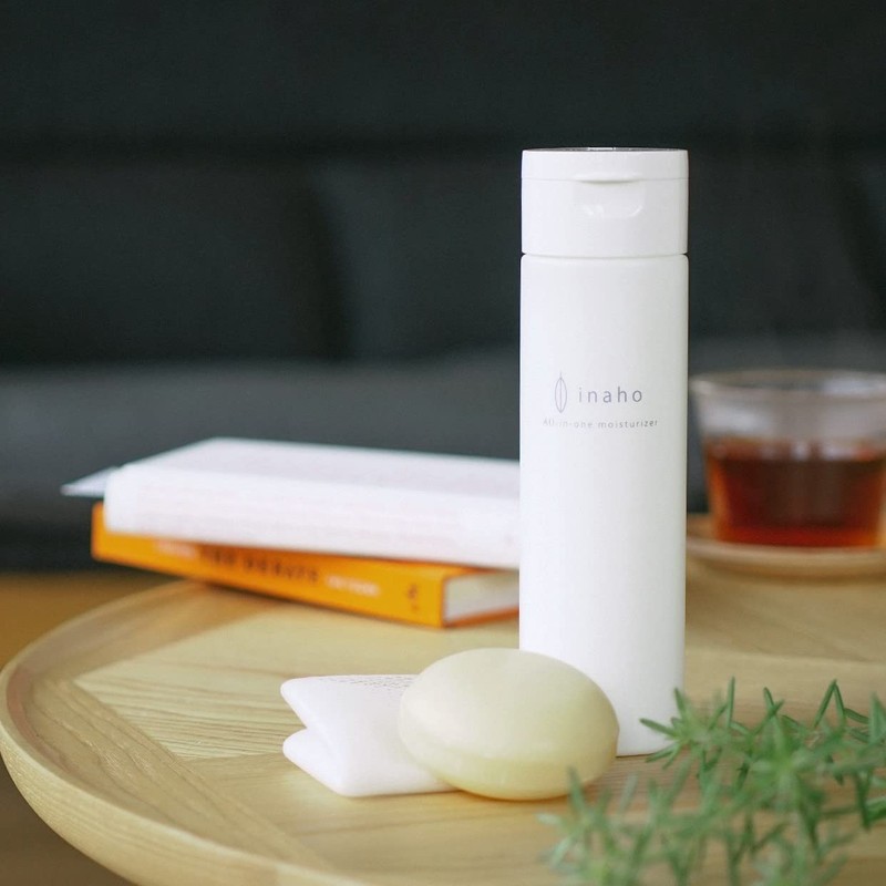 inaho All-in-One Gel, Moisturizing, Milky Lotion, Rice Bran, Skin Care,