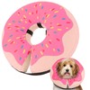 Gimars Inflatable Dog Cone Alternative Dog Donut Collar After Surgery,