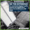 ECOGARD XA10483 Premium Engine Air Filter Fits Honda HR-V 1.8L