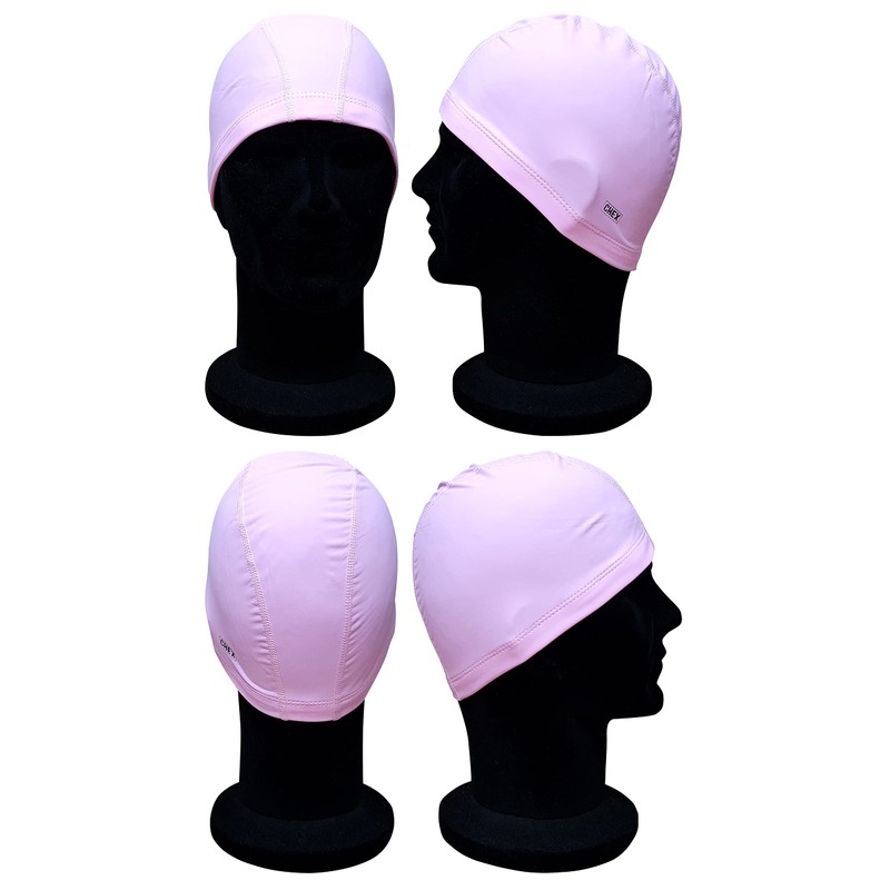 CHEX Comfort Fit PU Swim Cap Stretchy Tear Resistant Easy