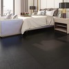 Livelynine Solid Black Vinyl Flooring 16-Pack 12x12 Inch Bathroom Peel