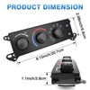 TOP-MAX A/C Heater Climate Control Panel Compatible with 2006-2008 Dodge