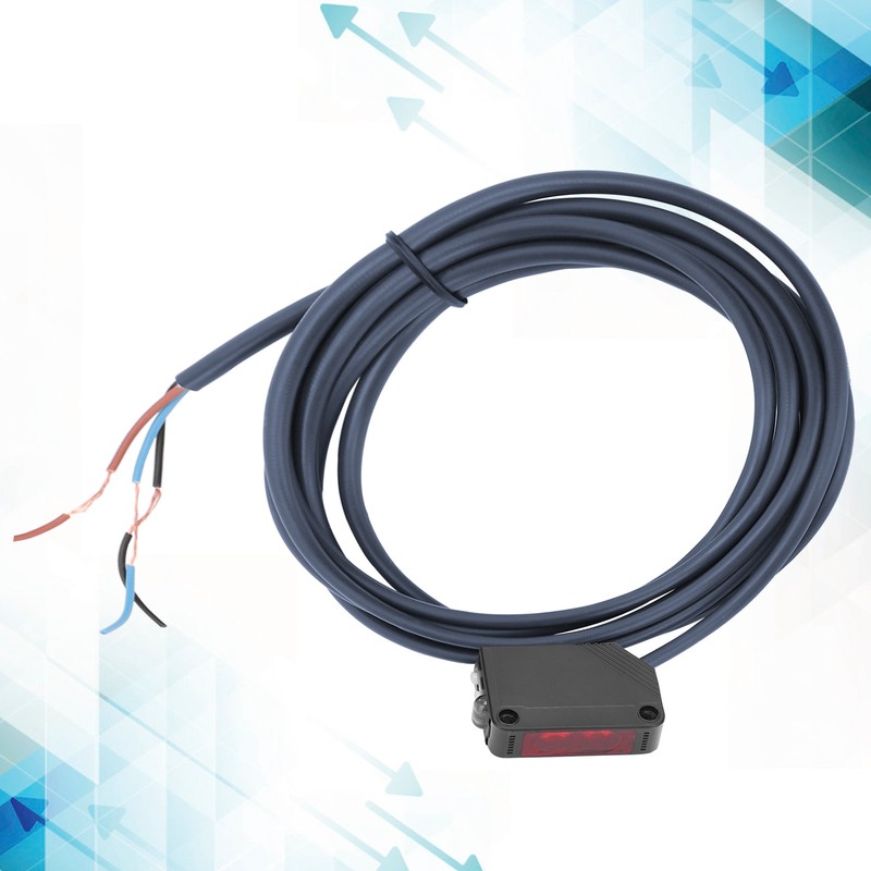 BERM Infrared Photoelectric Switch Square ThroughBeam Sensors with Cable DC