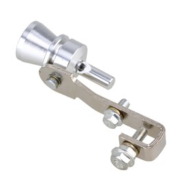 RDEXP Silver Size M/37-48mm Aluminum Alloy Silencer Pipe Whistle Turbo for Car Modifieding