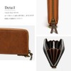 [デバイス] 長財布 ブランド メンズ ラウンドジップ 大きく開く 大容量 シンプル プレゼント カードたくさん入る