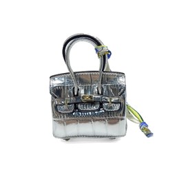 LAOYEFACAI Mini Bag Charm Cute Leather Keyring Handbag Charm Perfect for Women Cute Headphone Bag for Money Gifts for Women, YS, Unit size