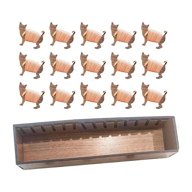 Ieron Wooden Animal Bobbin Set Creative Animal Bobbin Set Design