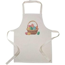 Azeeda 'Easter Basket With Painted Eggs' Kid’s Cooking Apron (AP00064714)