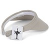 TOP HEADWEAR Sports algodón Swill Clip-on Visor - Masilla