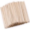 STALEKS PRO 100pcs Orange Wood Sticks 11cm Manicure Pedicure Nail