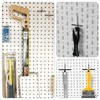 AccEncyc Black Peg Locks Plastic Pegboard Hook Locks Pegboard Display