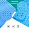 Shower Mat 48 x 48 cm Suction Cup Washable Square