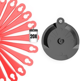 Florabest Lidl Cordless Grass Trimmer Accessory Set with 20 Blade Cutting Disc with Screws FRTA 20 A1 IAN 282232