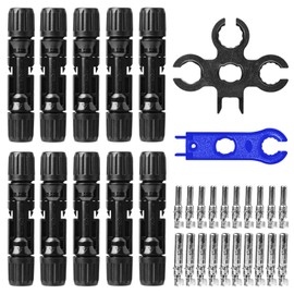 Solsop Solar Plug - Male/Female Solar Plug, IP67 Waterproof PV Plug, Solar Plug Set (Parts, Set, 10)