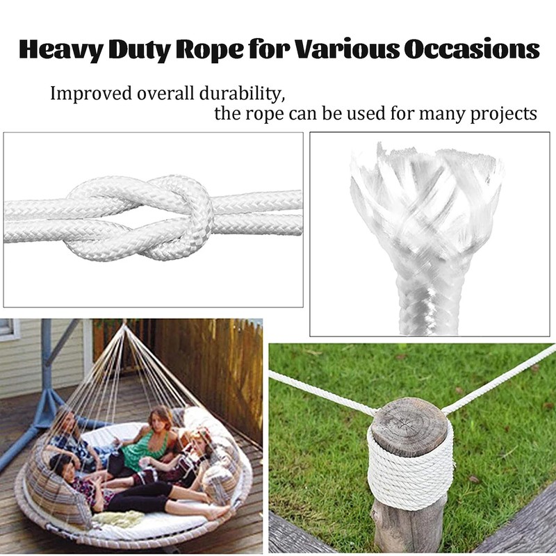 Dantolo 20 m Flagpole Accessory Ropes, Nylon Flag Rope for