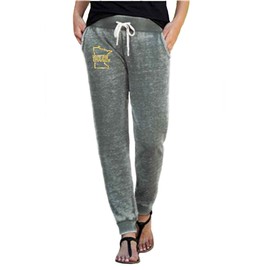 Vikings Pants Joggers Skol Women's Sweats Minnesota Sparkly or Matte Ultra Soft Comfortable Lightweight Sweatpant, Gray Purple Yellow Gold (Dark Grey/Yellow Gold Glitter, M)