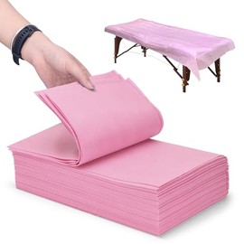 ATOMUS ATOMUS Disposable Bed Sheets Linens Table Cloths 20pcs 31" x 71" Tattoo Massage Table Sheets Disposable Rectangle Tattoo Table SPA Bed Covers Waterproof Dental Table Mats Clean Pad (white)