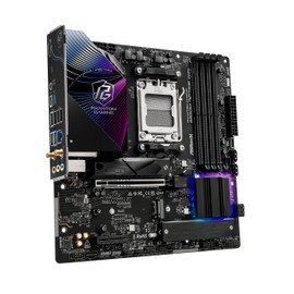 ASRock AMD B850M Phantom Gaming Riptide WiFi 7 Socket AM5 Ryzen DDR5 B850 8000 MHz 256GB Micro ATX Motherboard M.2 SATA3 6.0 Gb/s PCIe 5.0